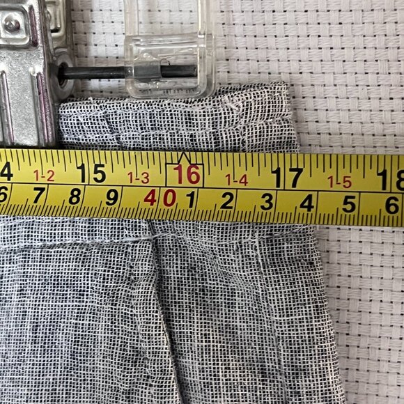 14th and Union Blue Linen Blend Chino Shorts Men's Size 34 Casual Preppy - Picture 2 of 9